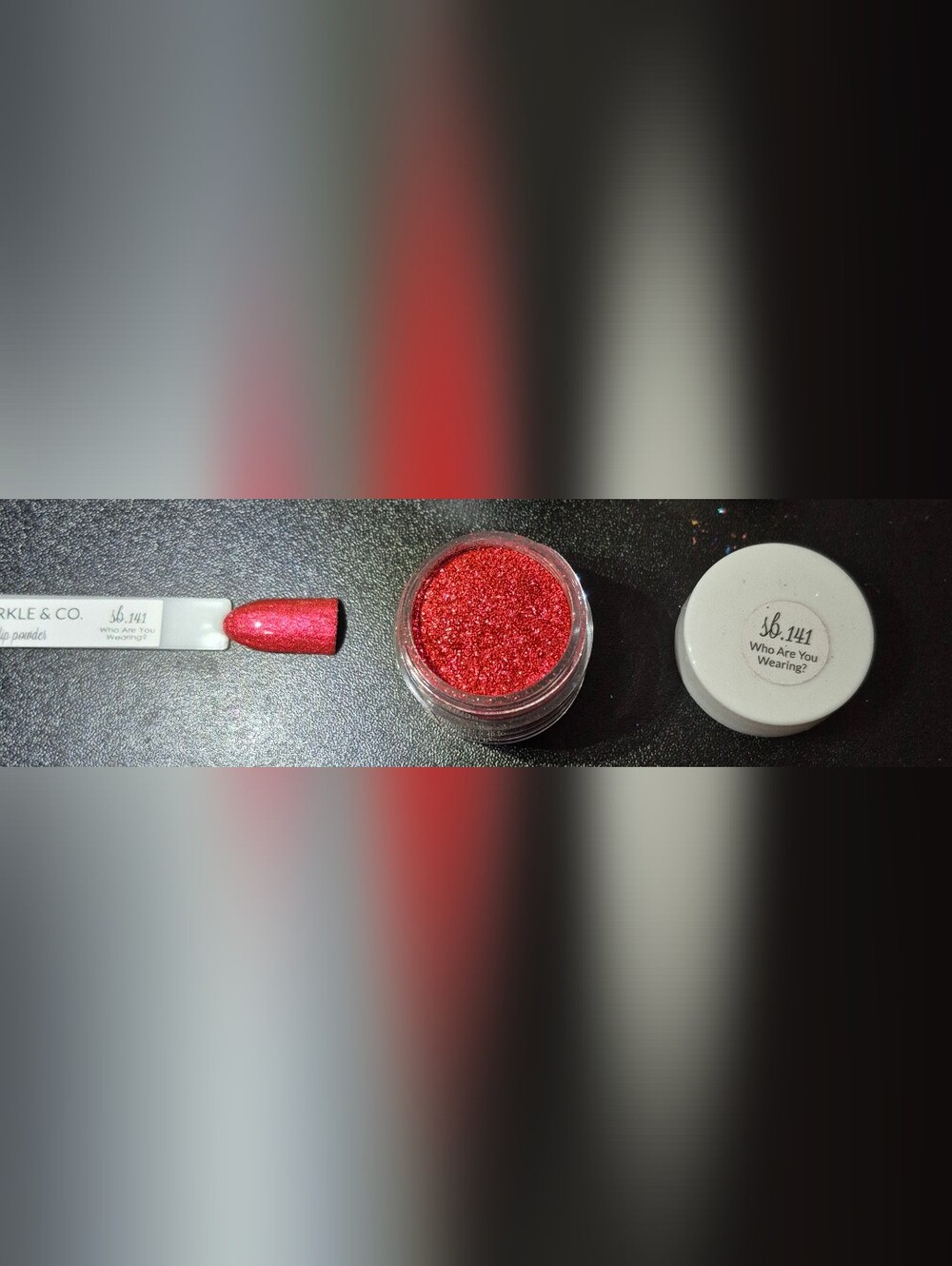 Sparkle & Co. Sb.141 "Who Are You Wearing?" Dip Powder - Mini Size